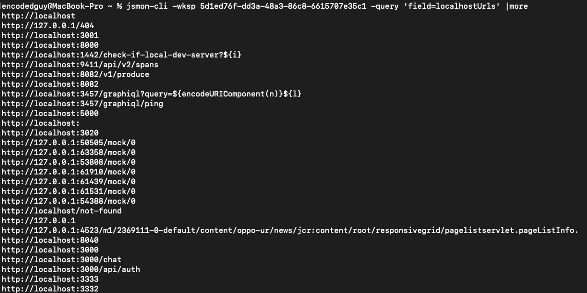 Javascript Hacking on CLI for Pentesters (jsmon-cli)