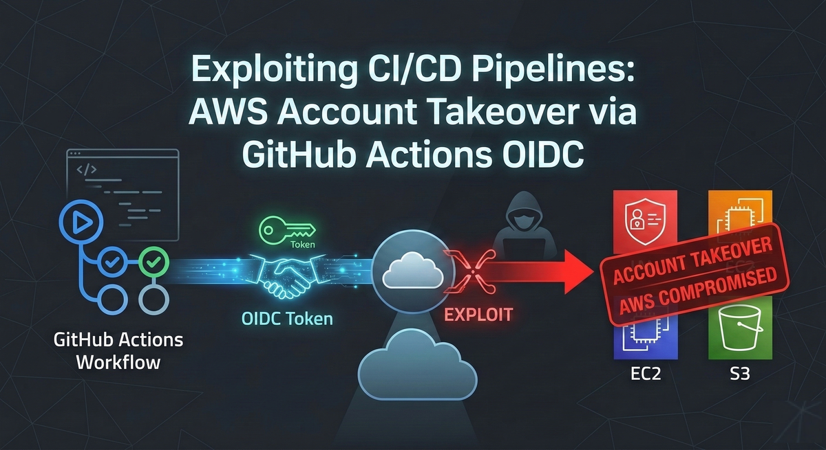 Exploiting CI/CD Pipelines: AWS Account Takeover via GitHub Actions OIDC