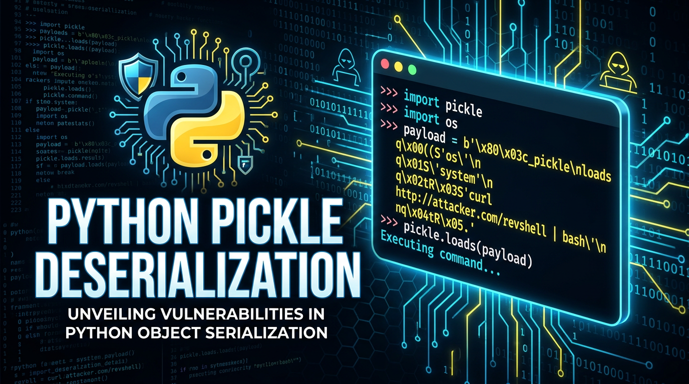 What is Python Pickle Deserialization? Ways to Exploit, Examples and Impact