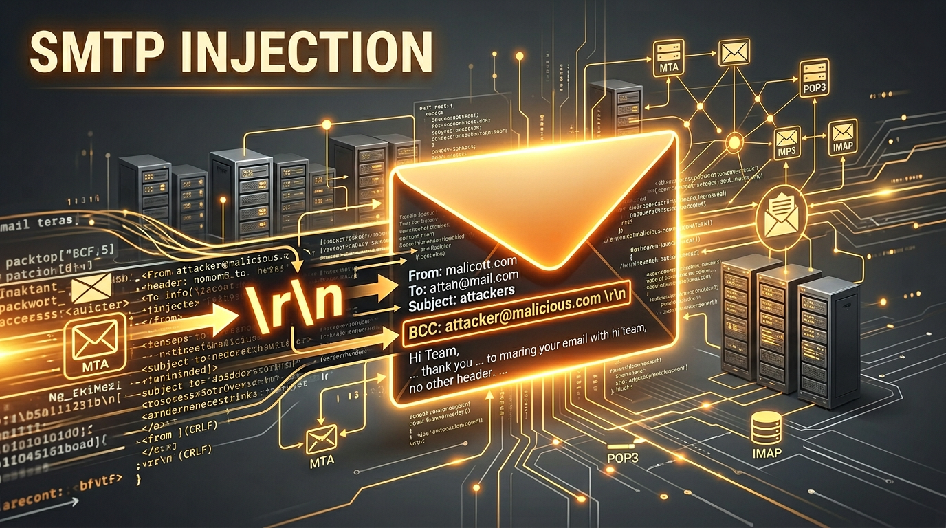 What is SMTP Injection? Ways to Exploit, Examples and Impact