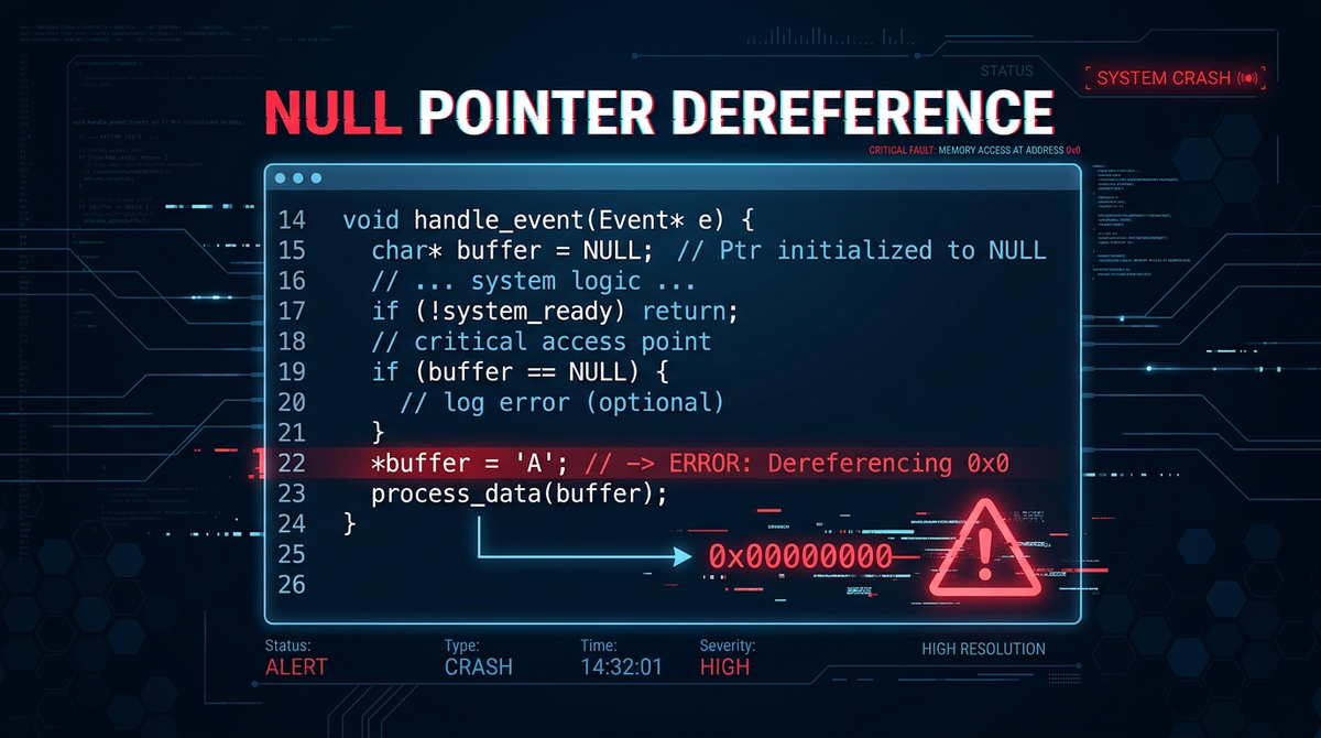 What is Null Pointer Dereference? Ways to Exploit, Examples and Impact