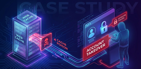 From Cache Poisoning to Account Takeover: A Modern Web Security Case Study