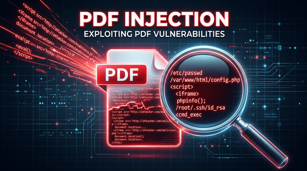 What is PDF Injection? Ways to Exploit, Examples and Impact