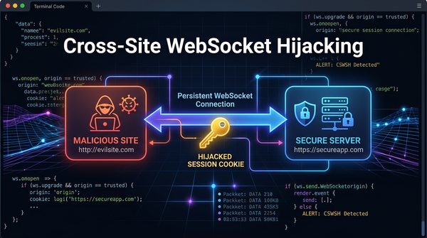 What is Cross-Site WebSocket Hijacking (CSWSH)? Ways to Exploit, Examples and Impact